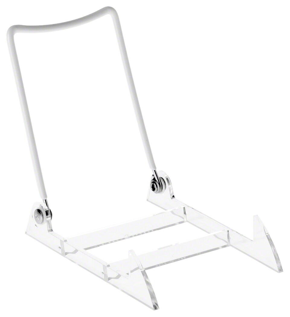Gibson Holders 3PL Adjustable White Wire and Clear Acrylic Display