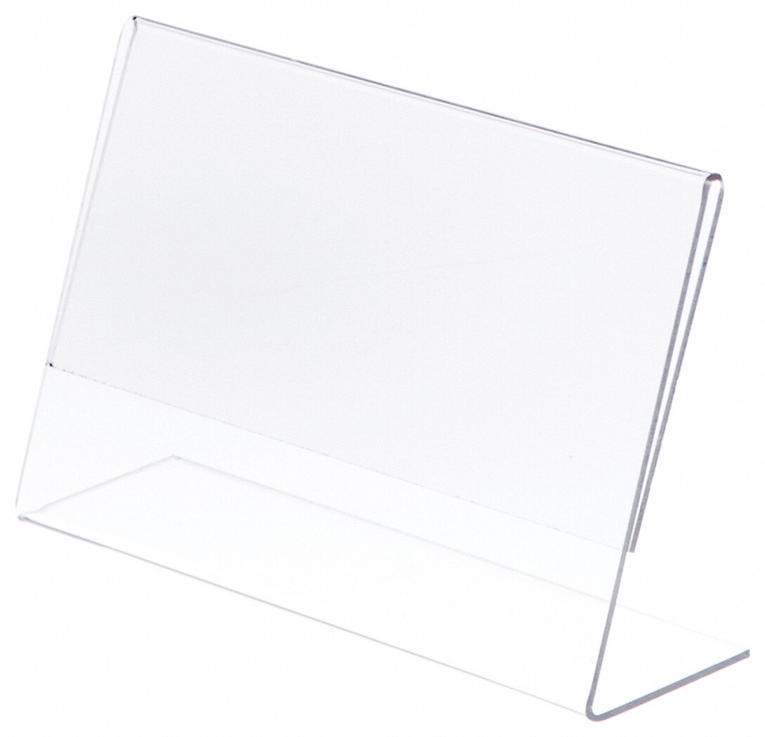 Plymor Clear Acrylic Sign Display Literature Holder Angled 8 5 W X 5 5 H Michaels