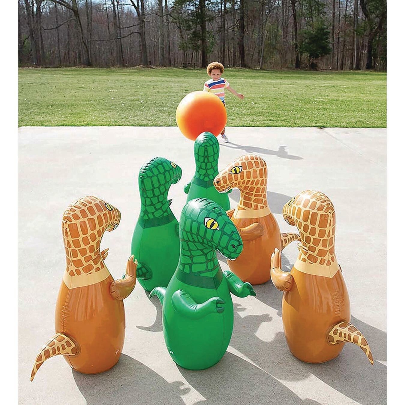 Giant Inflatable Dino Bowling