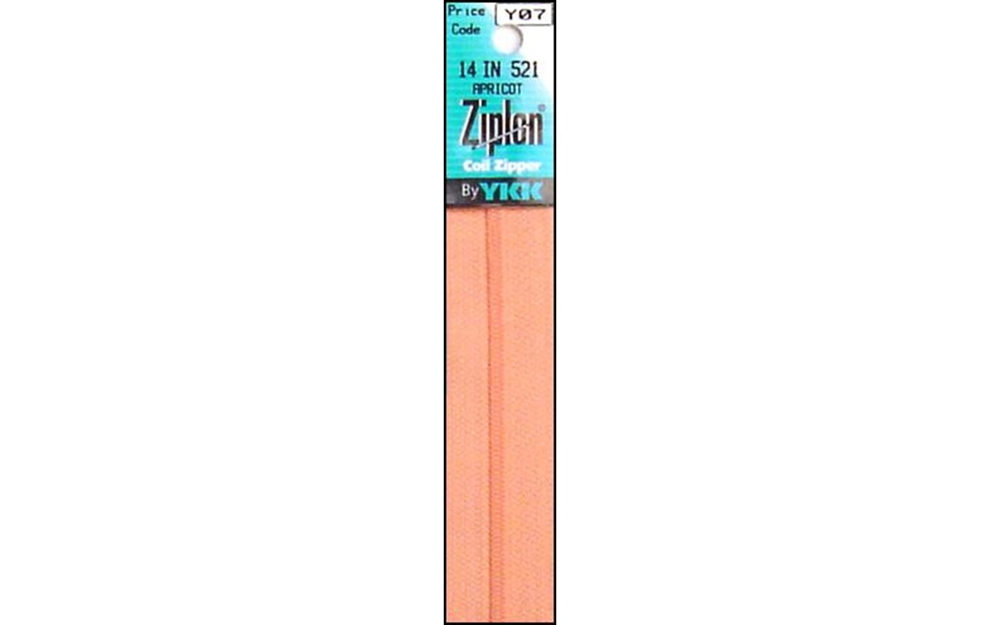 YKK Ziplon Coil Zipper 14&#x22; Apricot