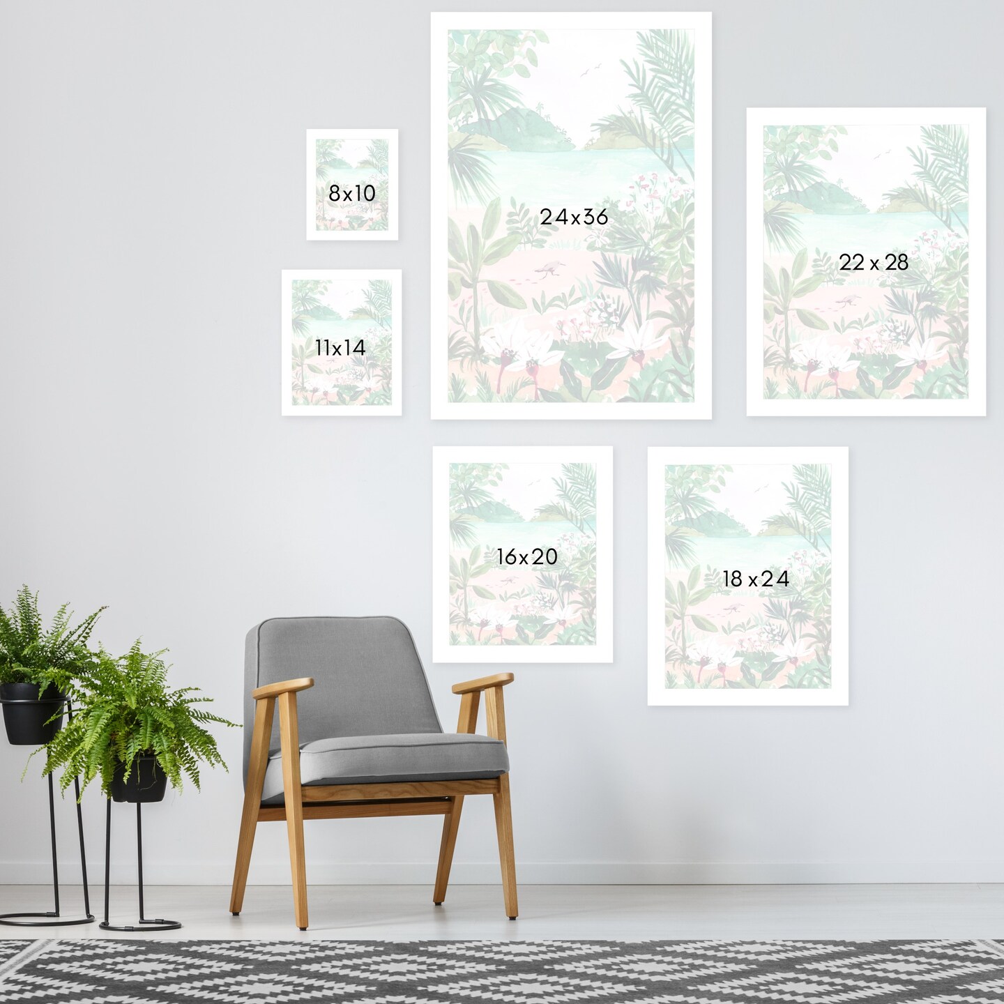 Seaside Meadow by Sabina Fenn Frame  - Americanflat