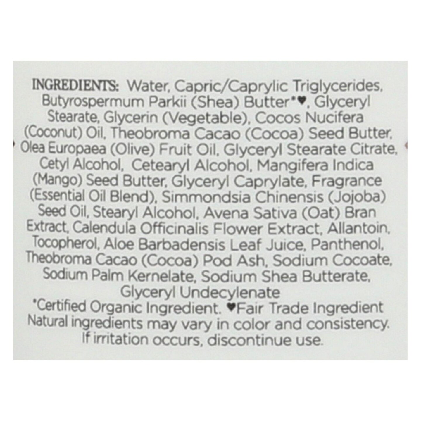 Nubian Heritage varities of Soothing And Hydrating Body Lotion