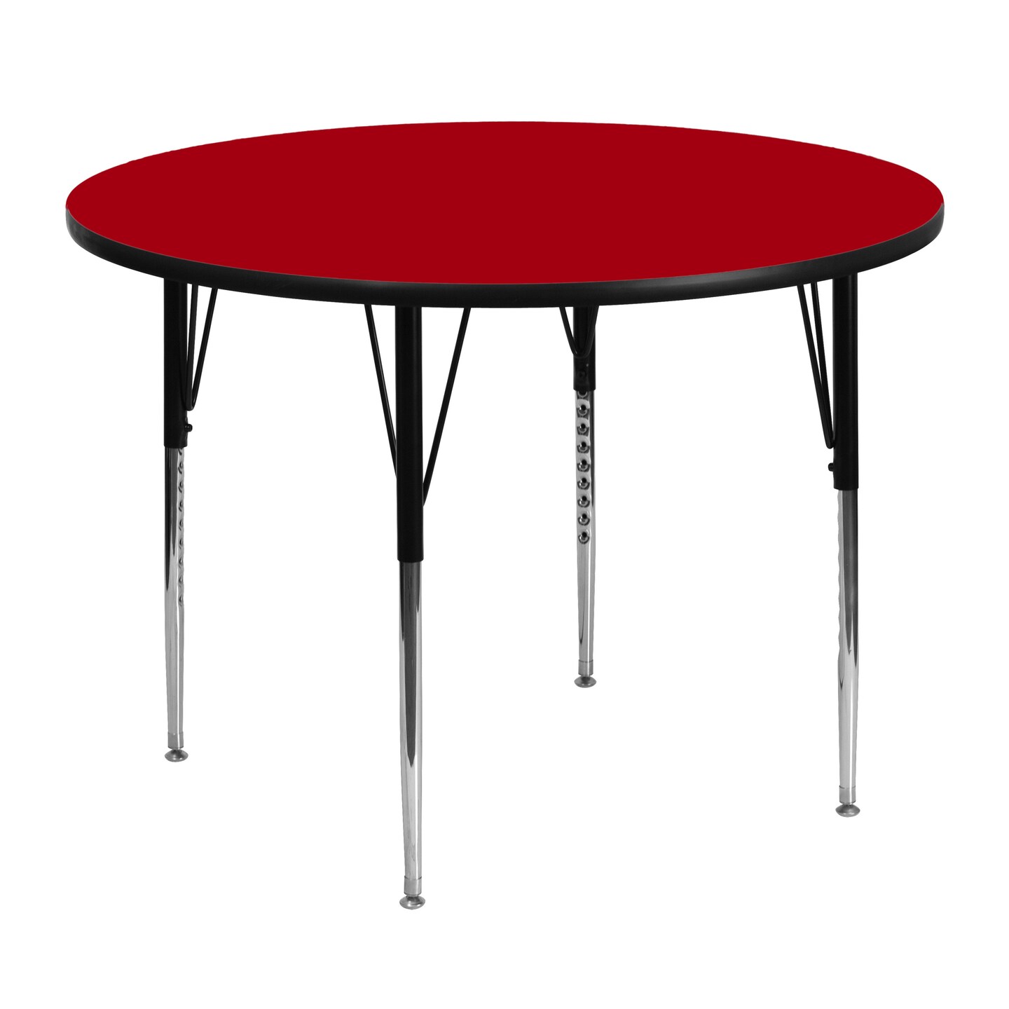 Emma and Oliver 48&#x22; Round Laminate Adjustable Activity Table