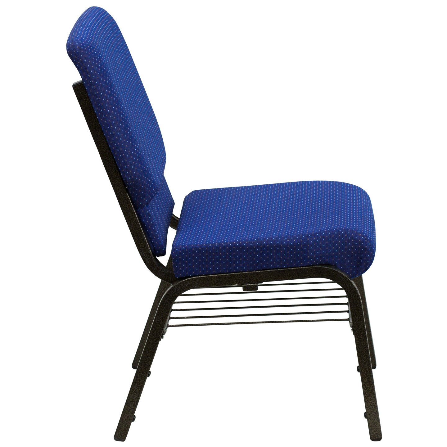 Emma and Oliver Auditorium Chair - 19&#x22; Seat - Book Rack
