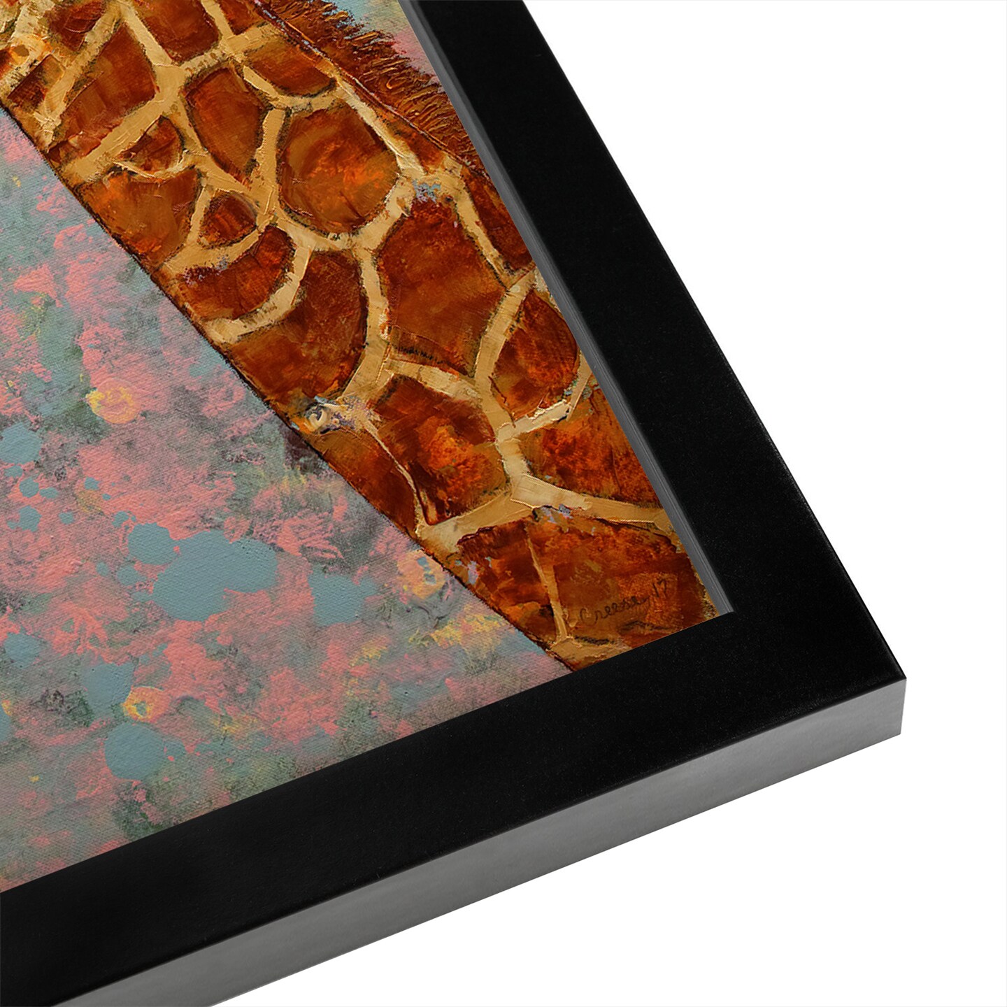 Baby Giraffe by Michael Creese Frame  - Americanflat