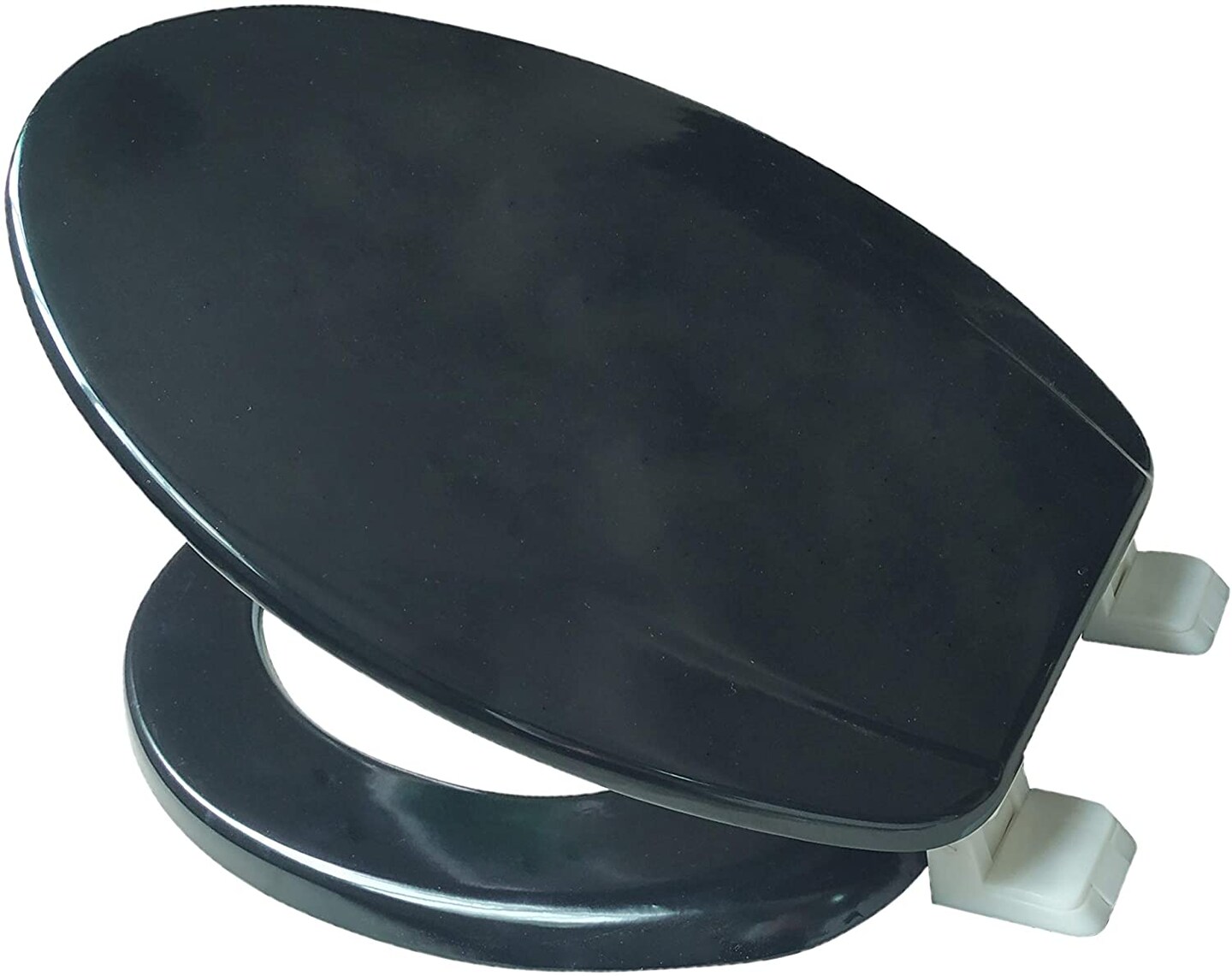 J&V Textiles Elongated Toilet Seat With Easy Clean & Change Hinge