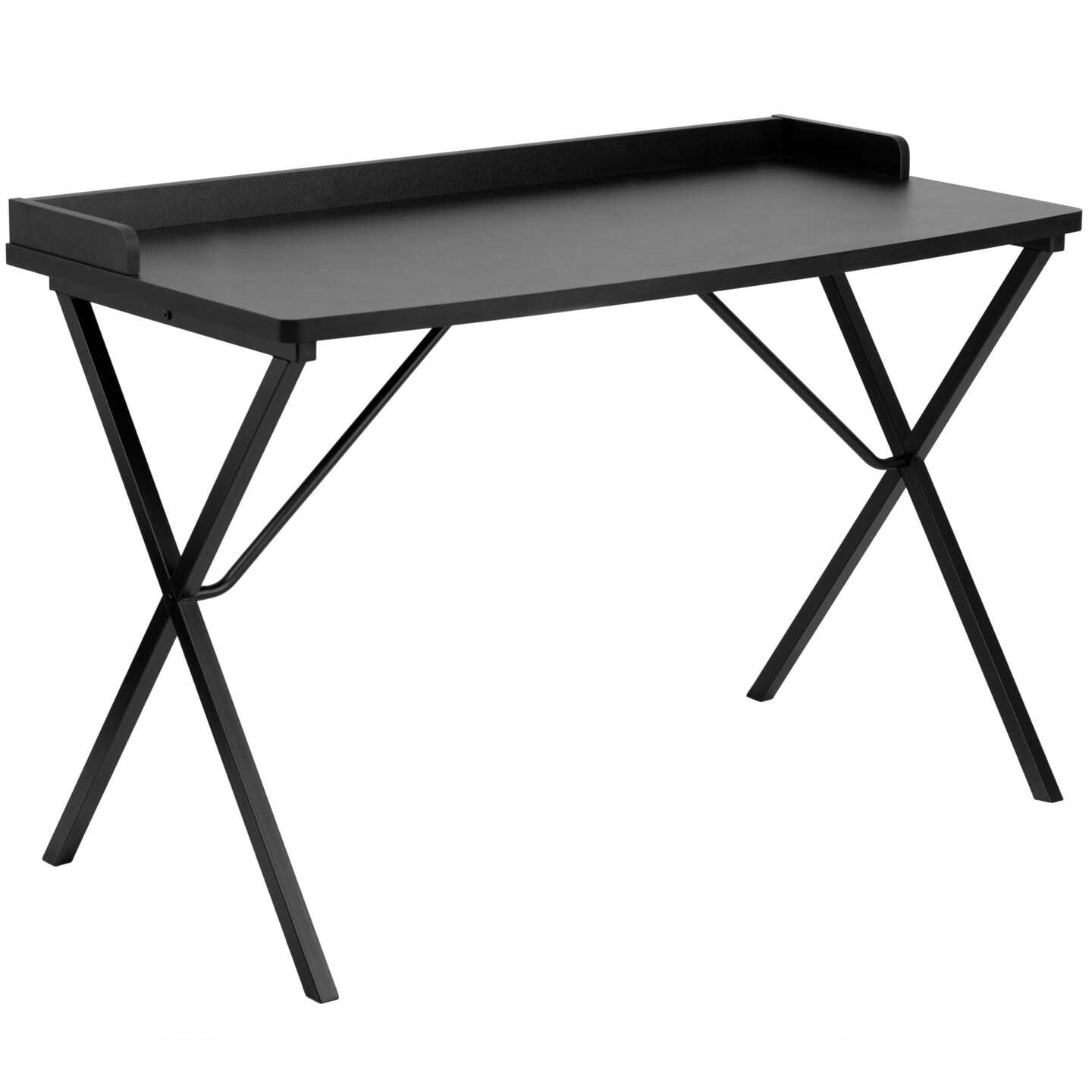 Emma and Oliver Computer Desk with Raised Back Border