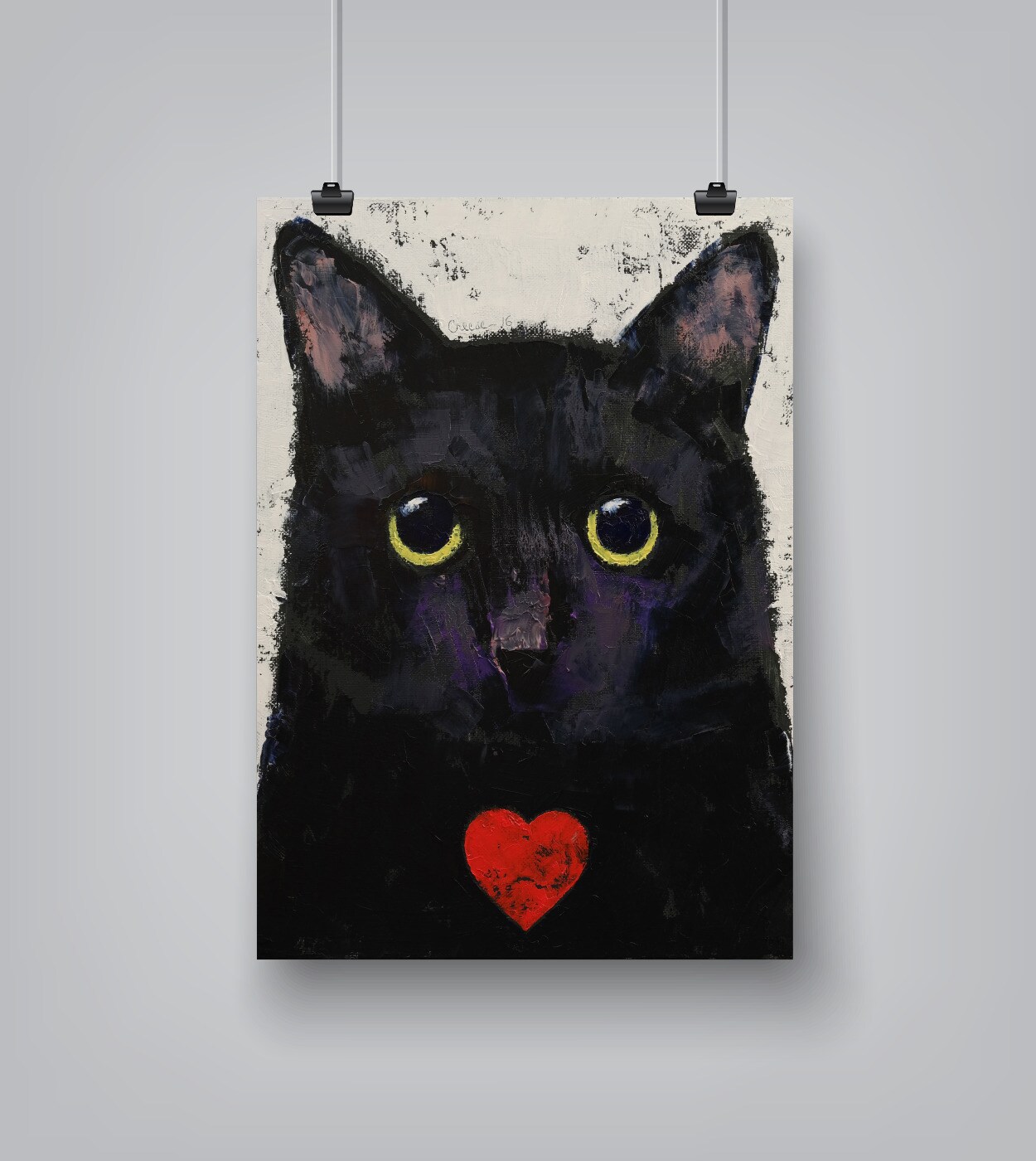 Love Cat by Michael Creese Poster Art Print Wall Art  - Americanflat