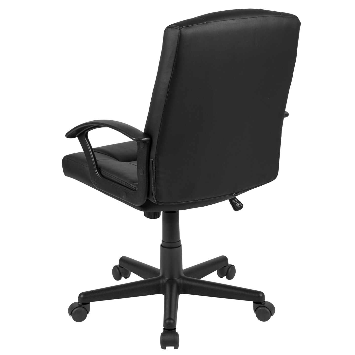 Emma and Oliver Fundamentals Mid-Back Padded Task Office Chair with Arms