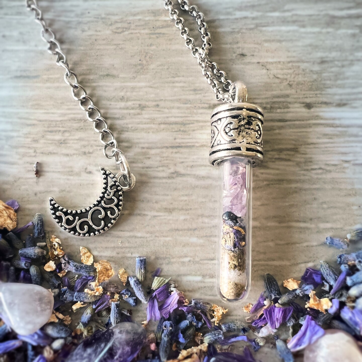 Beauty Spell Jar Necklace | Spiritual Jewelry