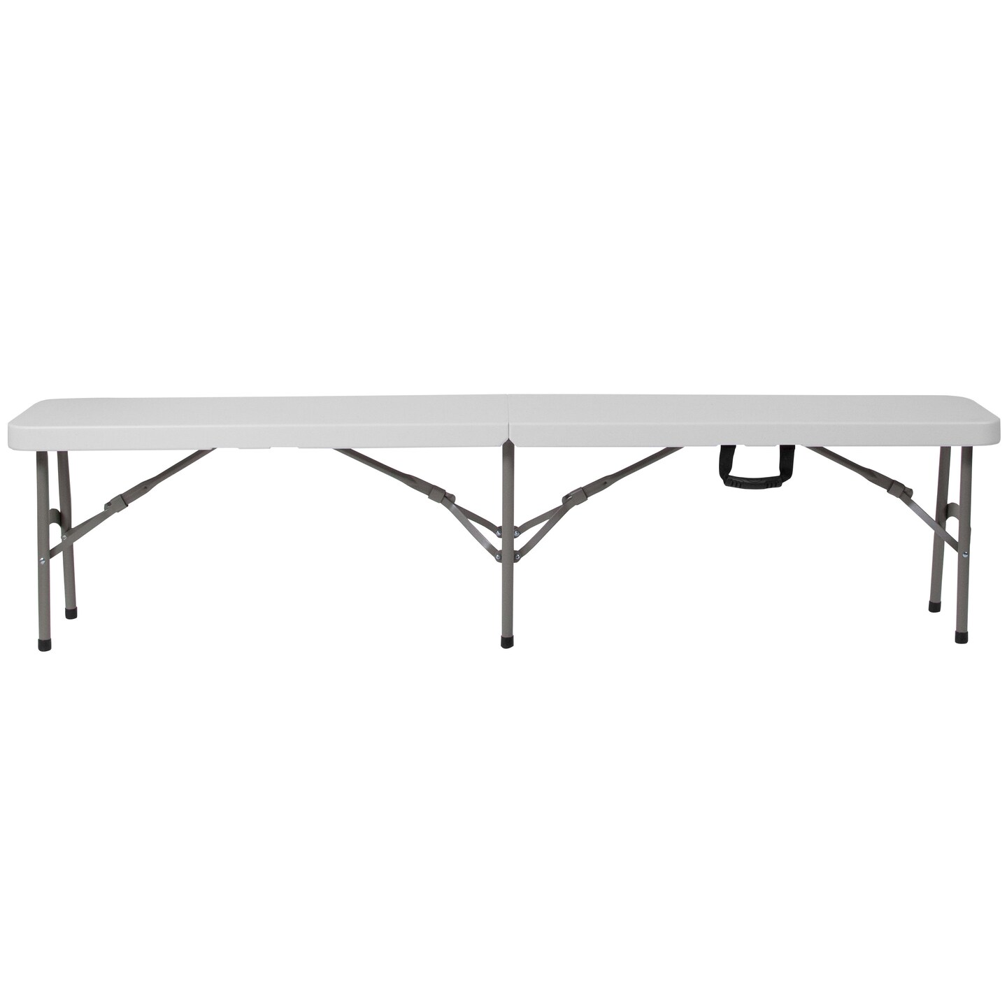 Emma and Oliver 11&#x27;&#x27;W x 72&#x22;L Bi-Fold Folding Bench with Carrying Handle