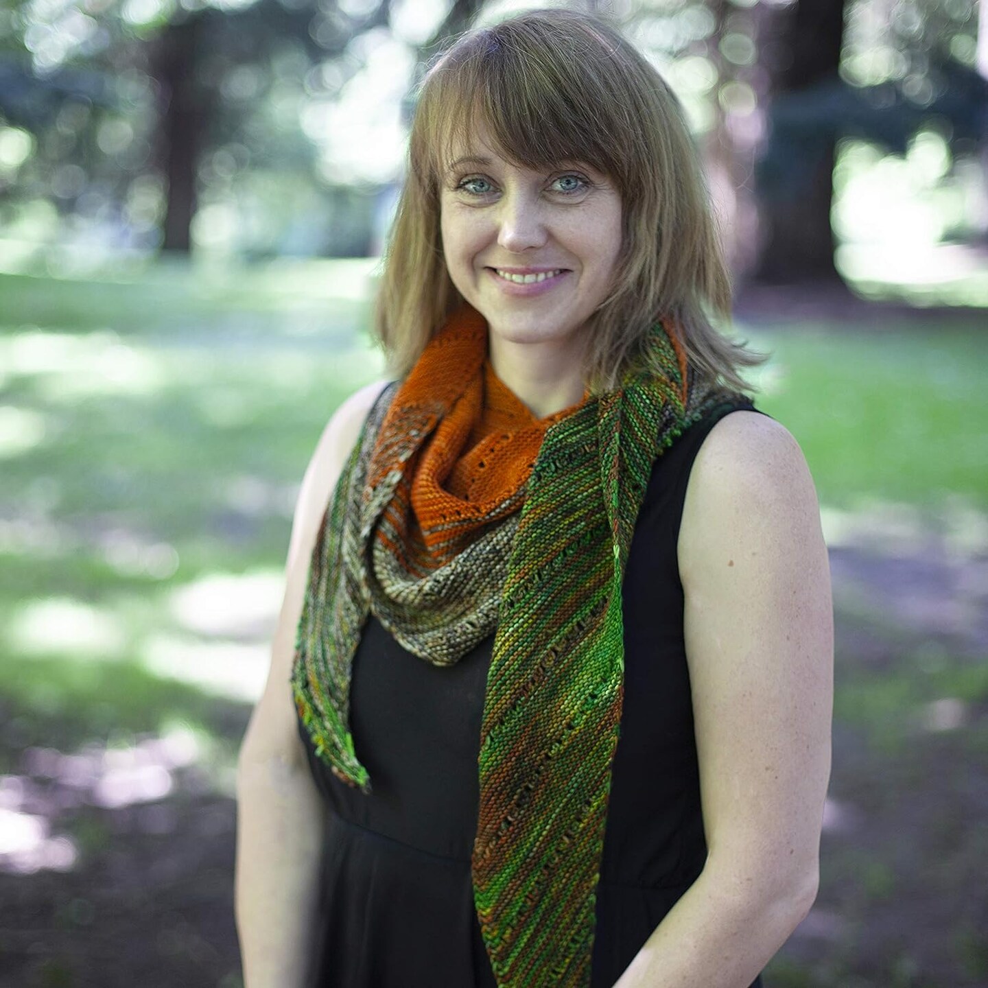 Living Dreams Yarn Galilea Shawl KNIT KIT. Includes Three Complementing Skeins of Hand Dyed Superwash Merino Yarn + Famous Free Your Fade Knitting Pattern.