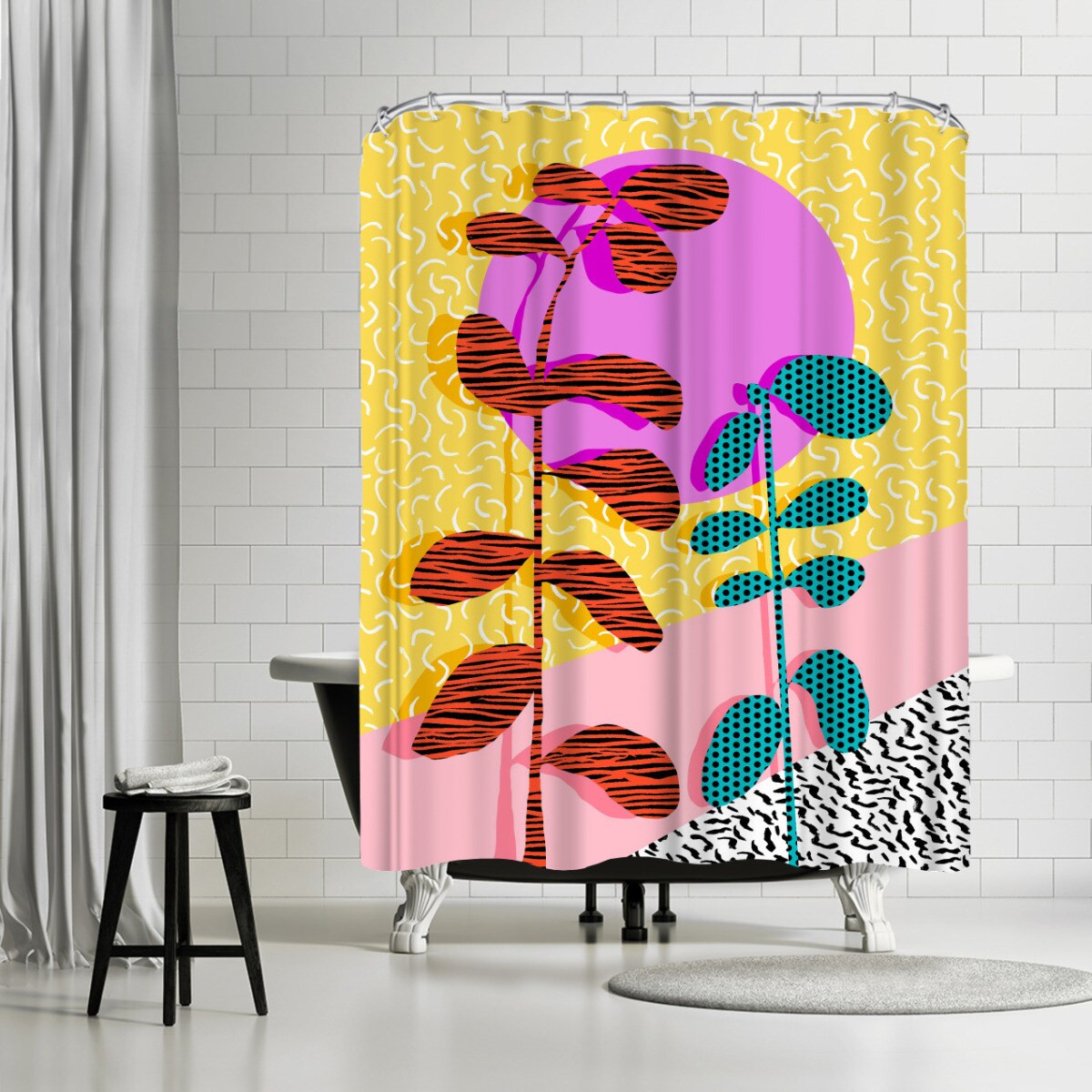 Homefry by Wacka Designs Shower Curtain 71&#x22; x 74&#x22;