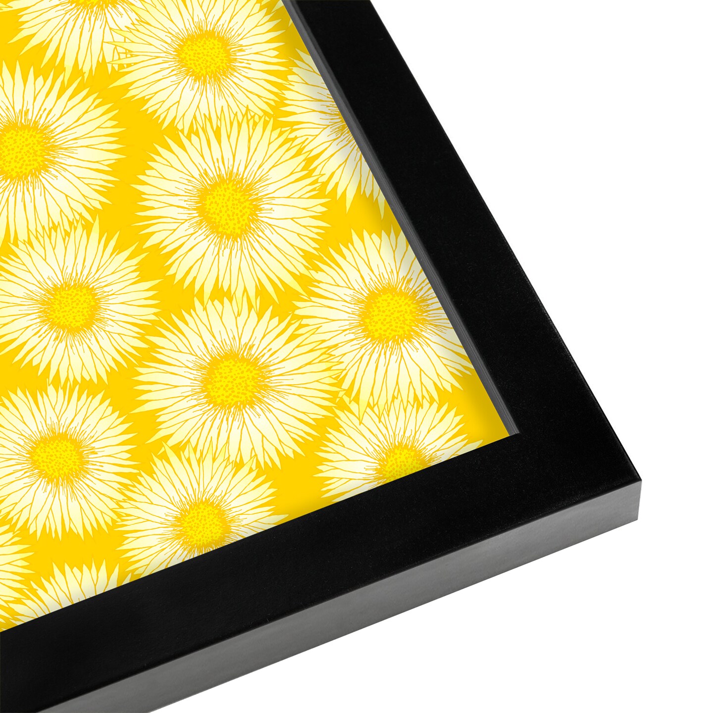 Summer Sunflowers by Modern Tropical Frame  - Americanflat