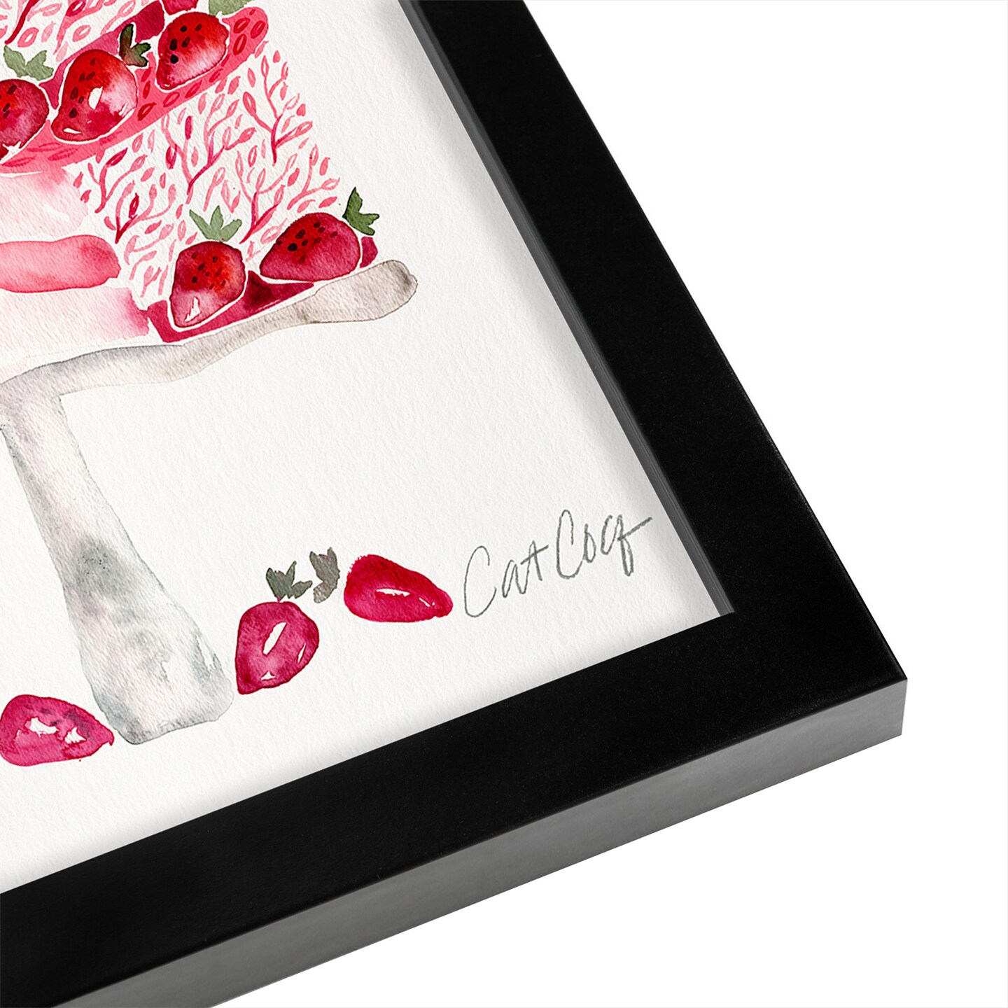 Strawberry Short Cake by Cat Coquillette Frame  - Americanflat