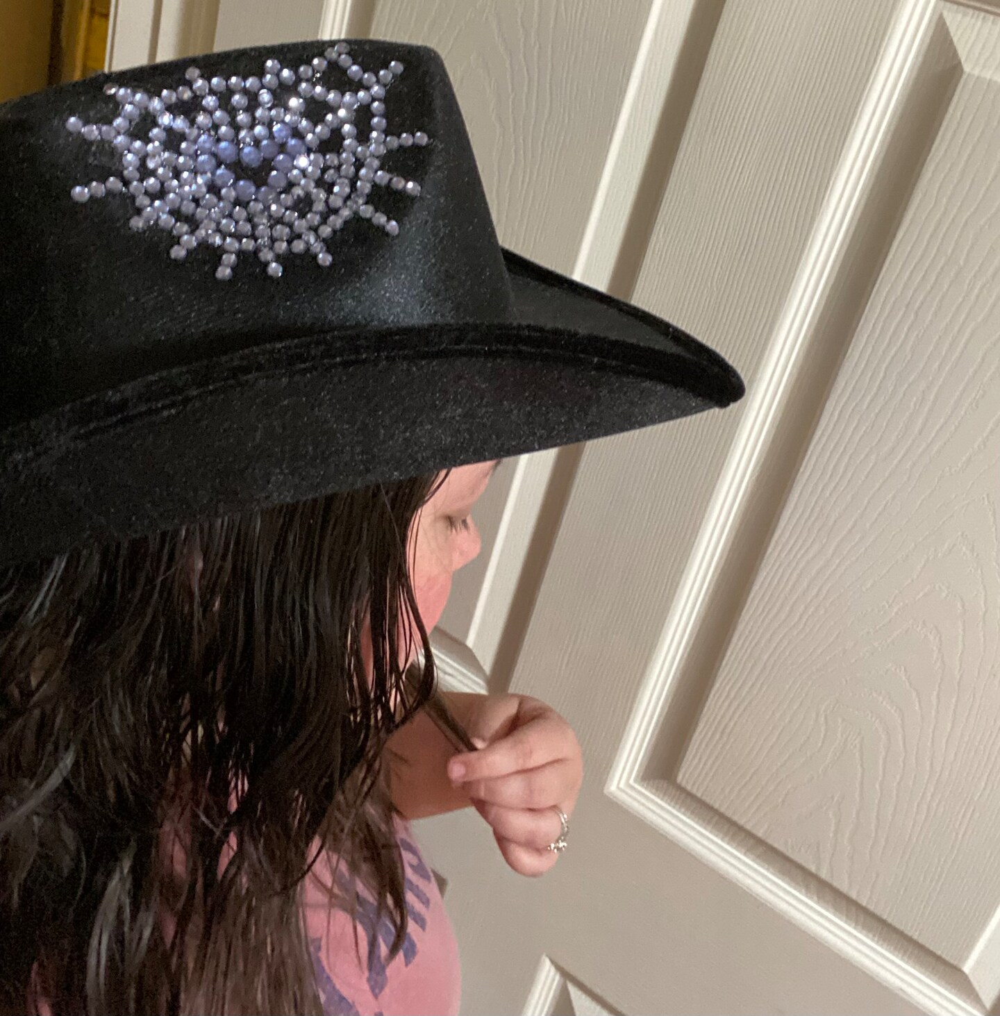 Cowboy Hat Velvet Black