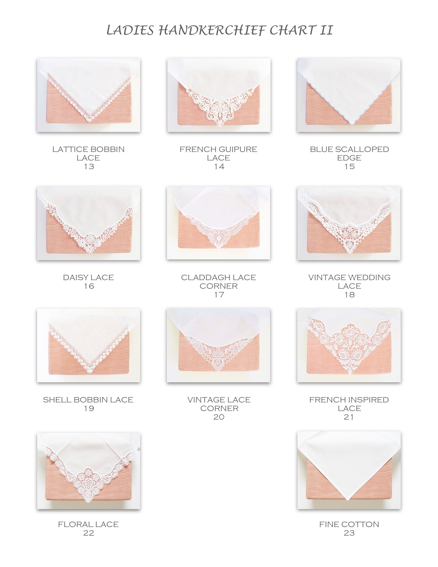 VENETIAN FONT Embroidered Monogrammed Handkerchief, Personalized Custom Handkerchief, Wedding, Bridal, Bridesmaids, Mother of Bride hanki product 6
