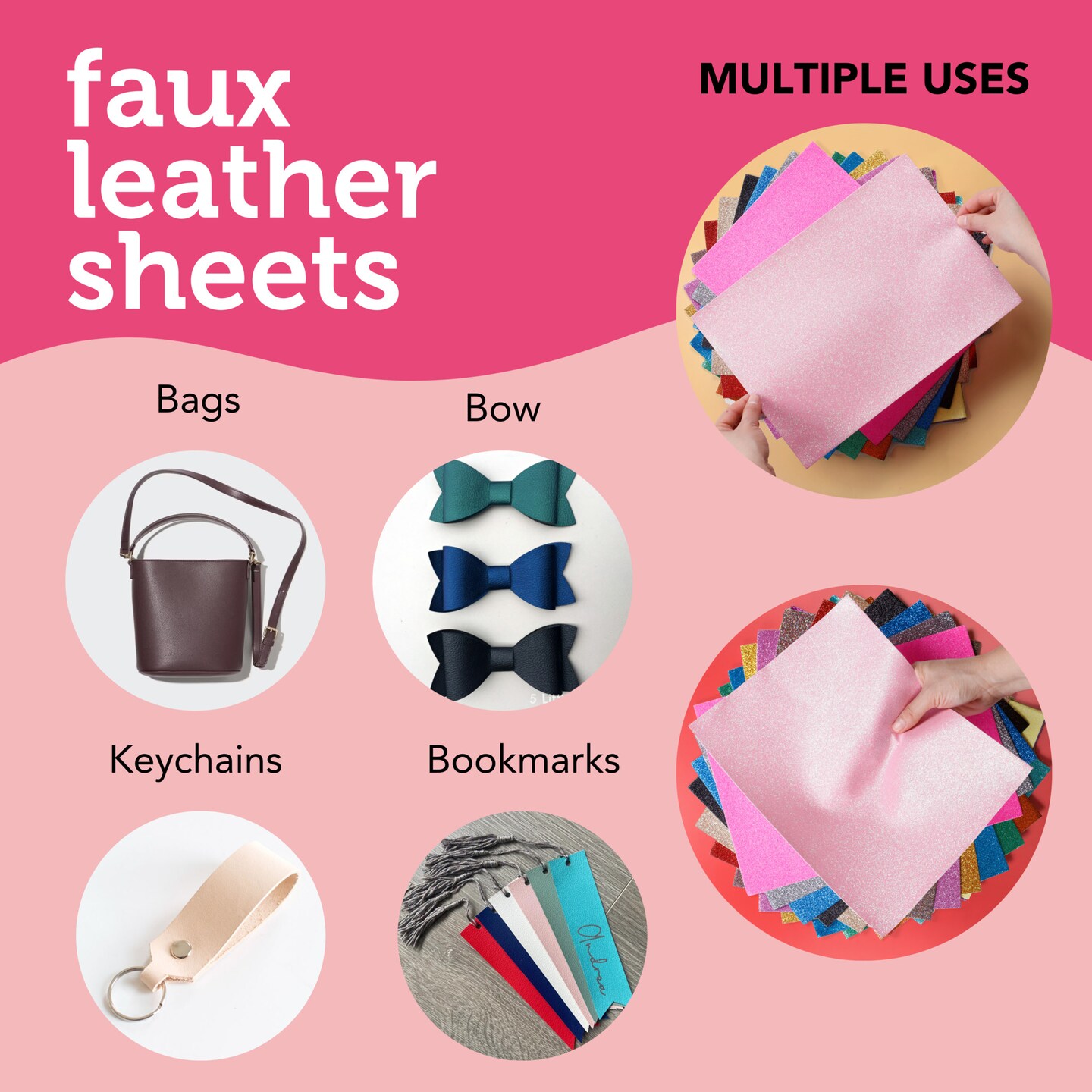 Criss Cross Faux Leather Sheets – Craftyrific