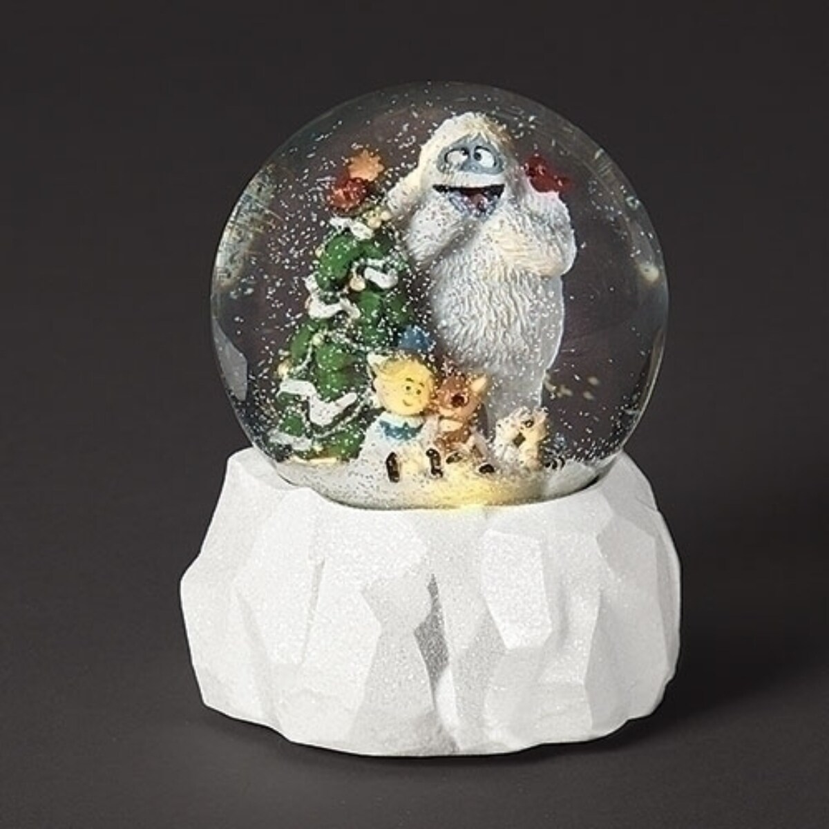 Roman 5.75" LED Lighted Rudolph Dome Christmas Musical Snow Globe