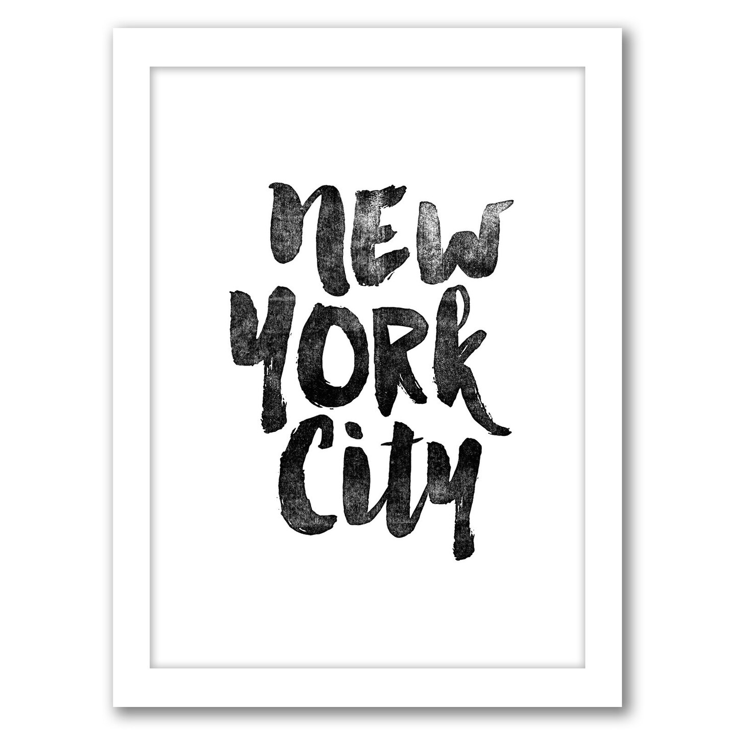 New York City Bw by Motivated Type Frame  - Americanflat