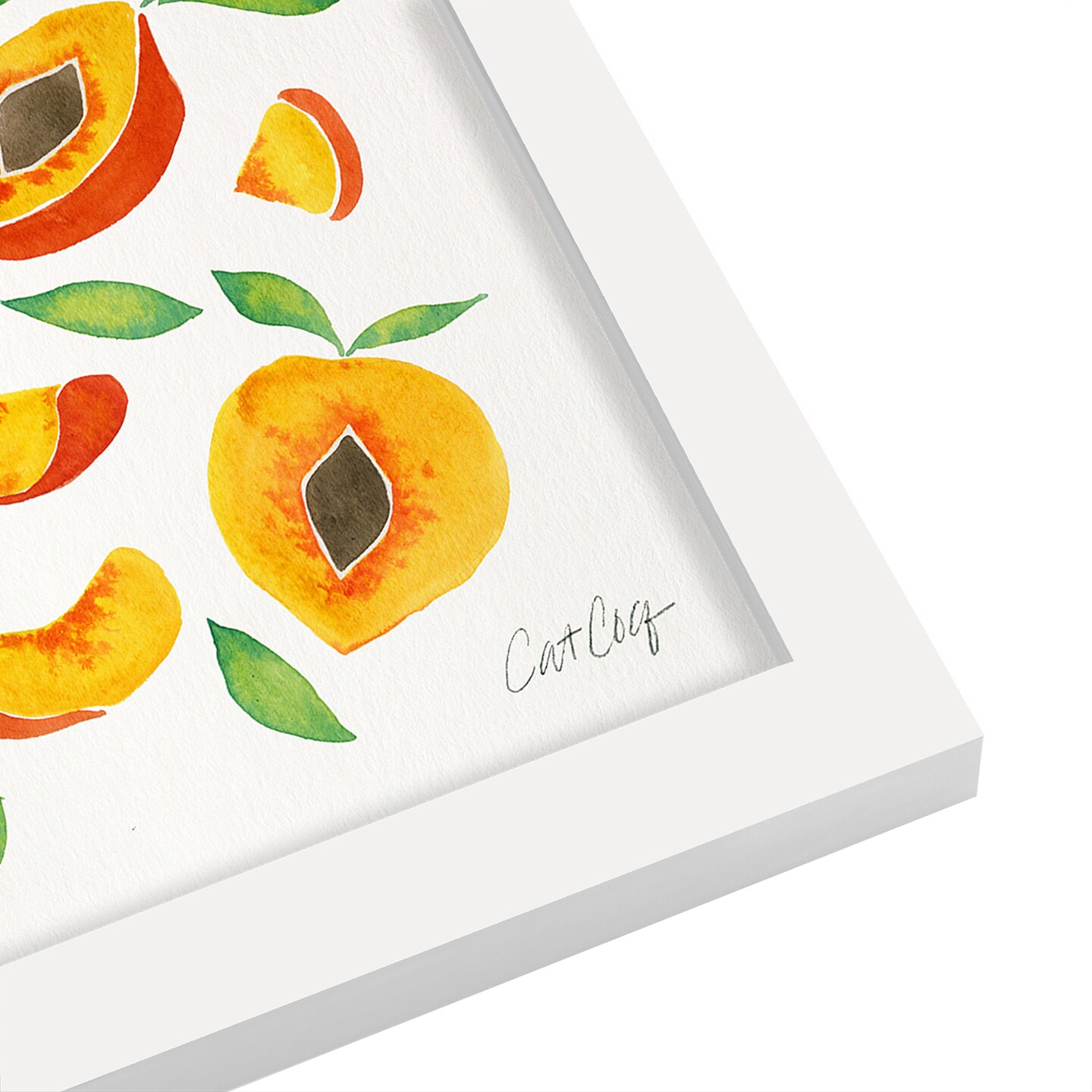 Peaches by Cat Coquillette Frame  - Americanflat