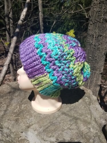 Crochet Pattern: Tie-Dye Hat