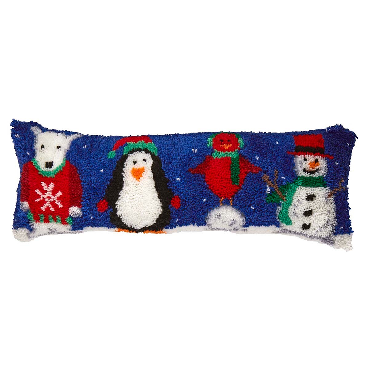 Herrschners Winter Tweets Pillow Latch Hook Kit