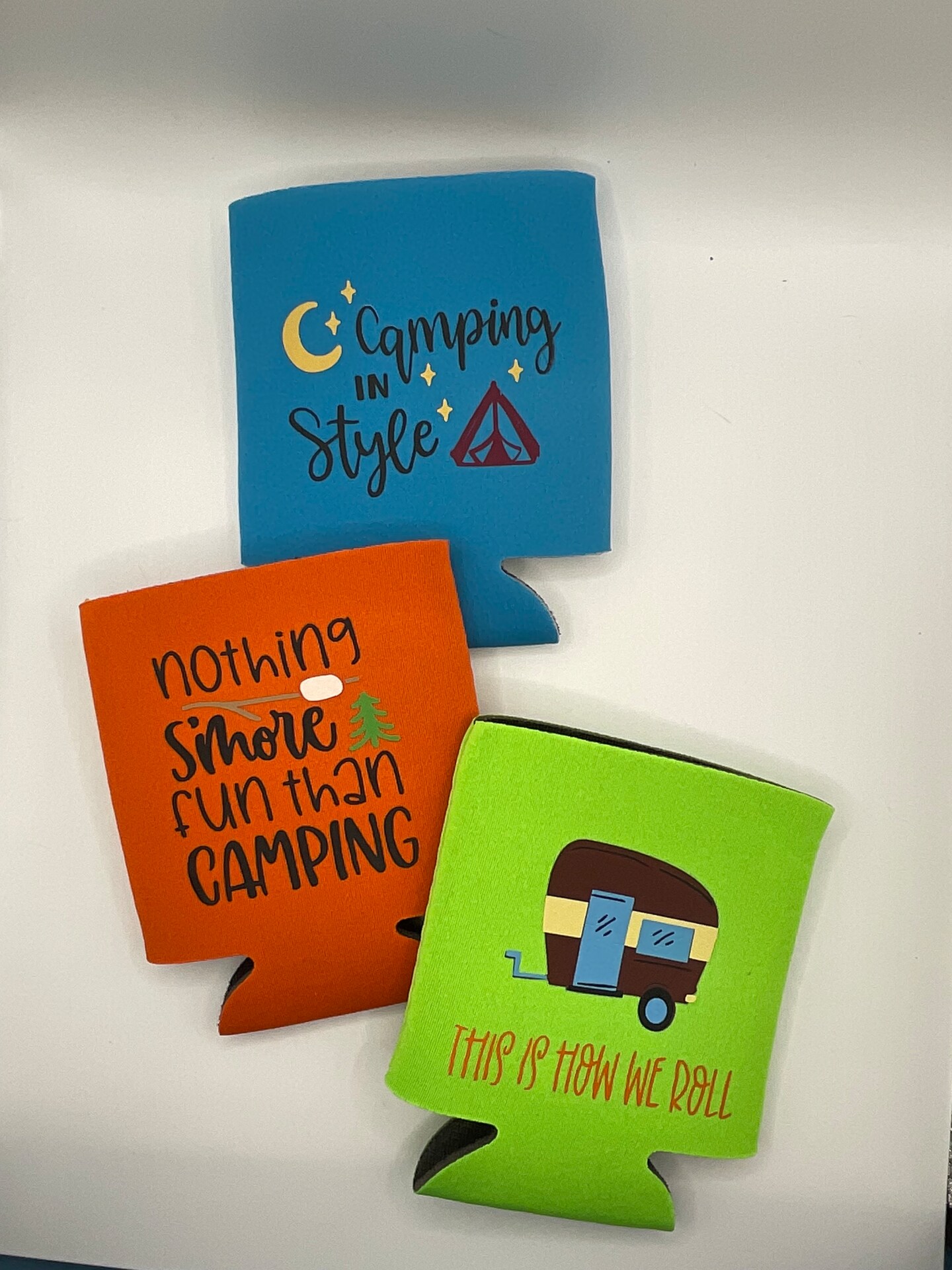 product name is Can Koozie, Koozie, beverage koozie