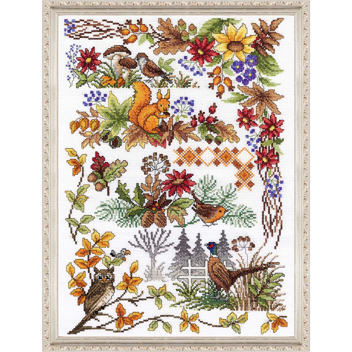 Herrschners  The Beauty of Fall Counted Cross-Stitch Kit