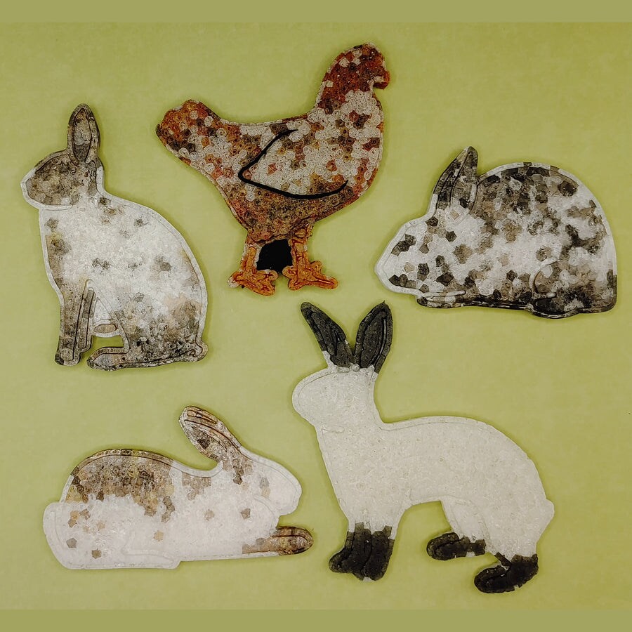 Show Rabbit - Full Arch Type - Silicone freshie Mold