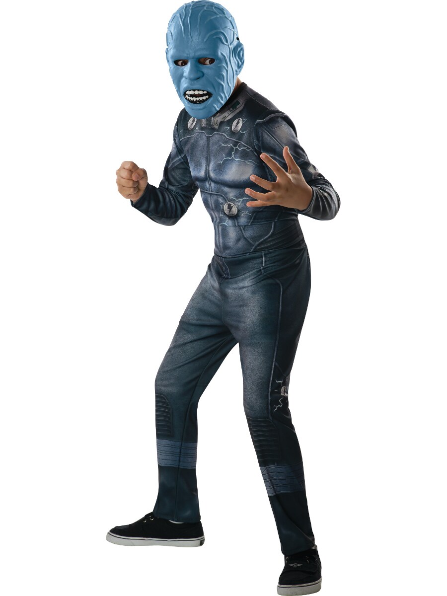 Child&#x27;s Marvel Comics Deluxe The Amazing Spiderman Electro Costume