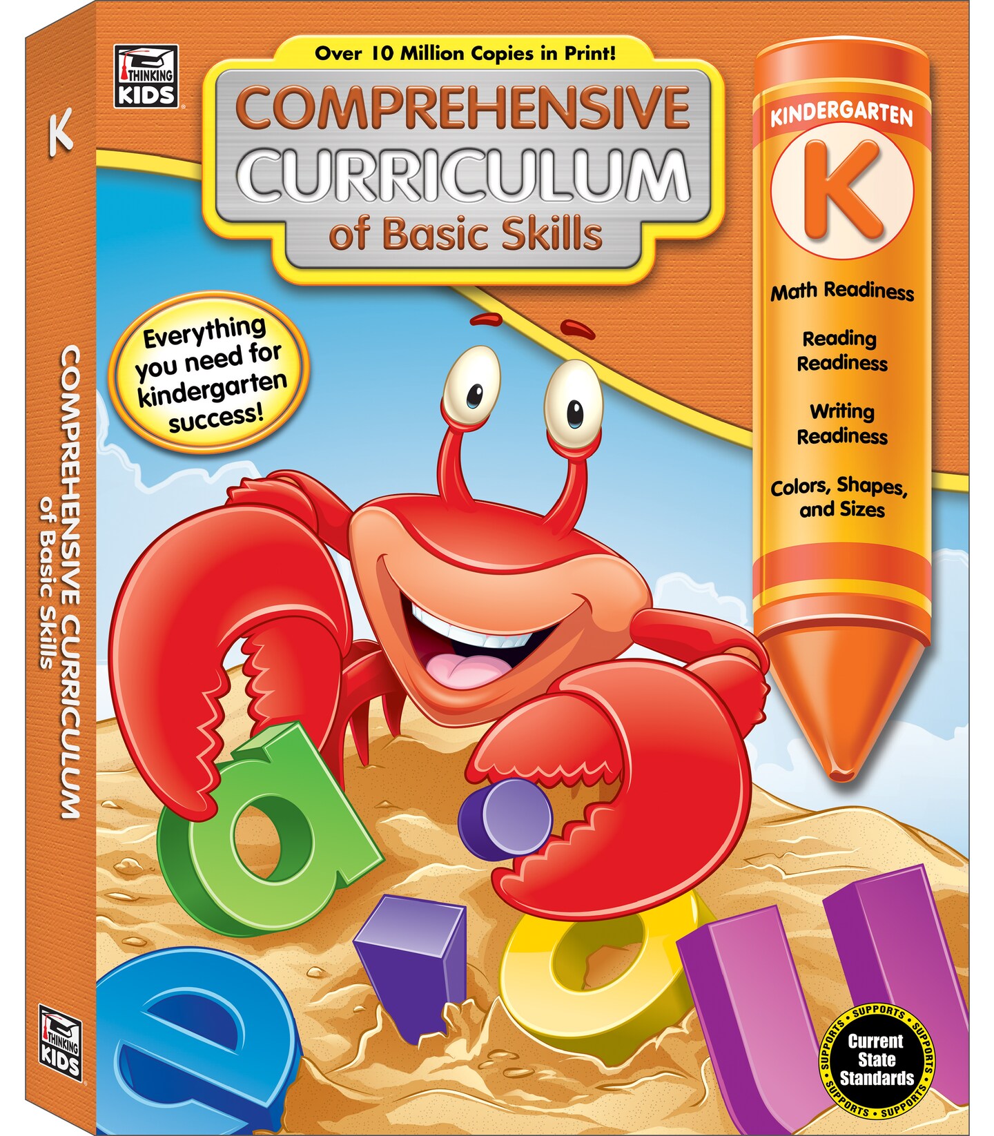 Comprehensive Curriculum of Basic Skills Kindergarten Workbooks All Subjects, Kindergarten Math, Reading Comprehension, Writing Practice, and More, Classroom or Homeschool Curriculum