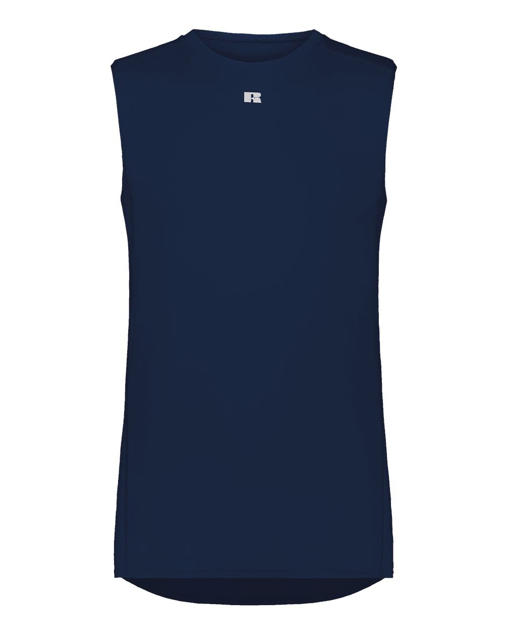 Russell Athletic&#xAE; - CoolCore Compression Tank Top - R22CPM | 84/16 polyester/spandex elastane Xtreme compression cloth | 92/8 polyester/elastane stretch mesh inserts on underarm | Unleash Your Style with Our Trendy Sleeveless shirt