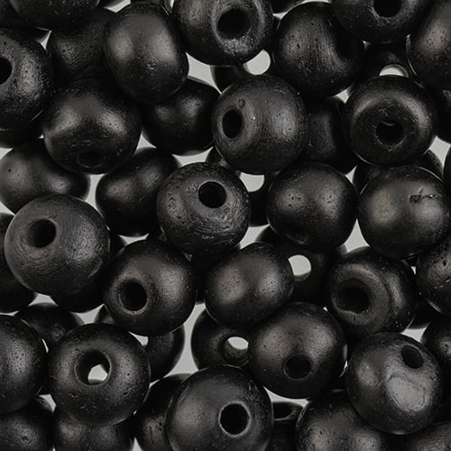 John Bead 10mm Round Natural Bone Beads, 100pcs