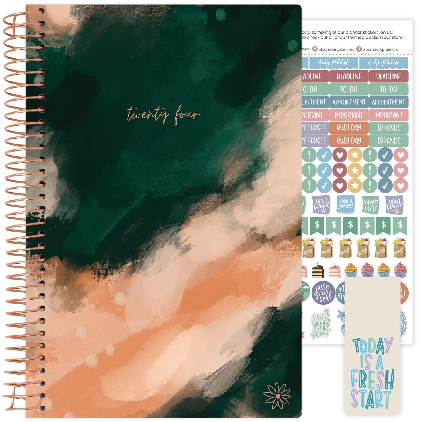 bloom daily planners 2024 Soft Cover Planner, 5.5&#x22; x 8.25&#x22;, Wanderlust