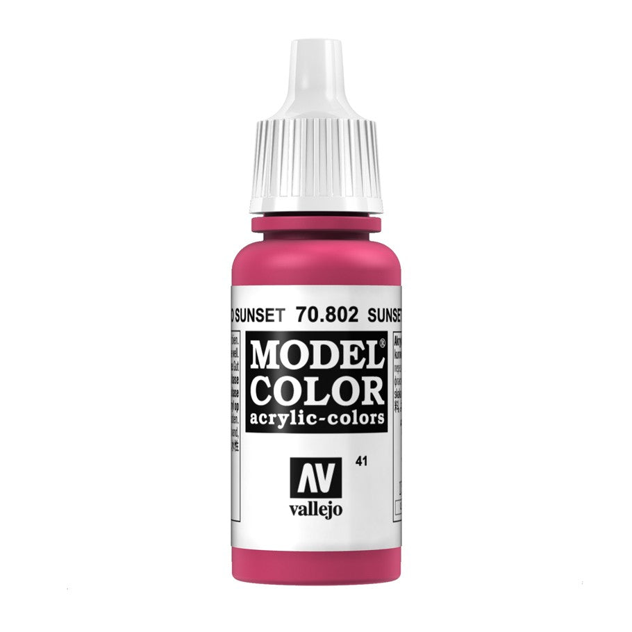 Vallejo Model Color - Sunset Red