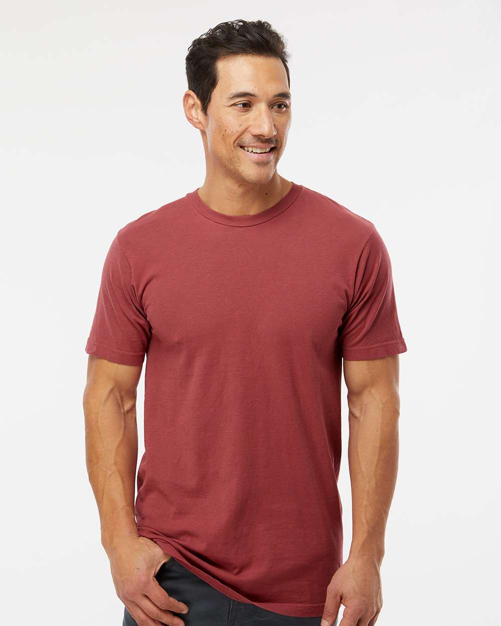 Vintage Garment-Dyed Crewneck T-Shirt for Casual Retro & Everyday Lifestyle Wear