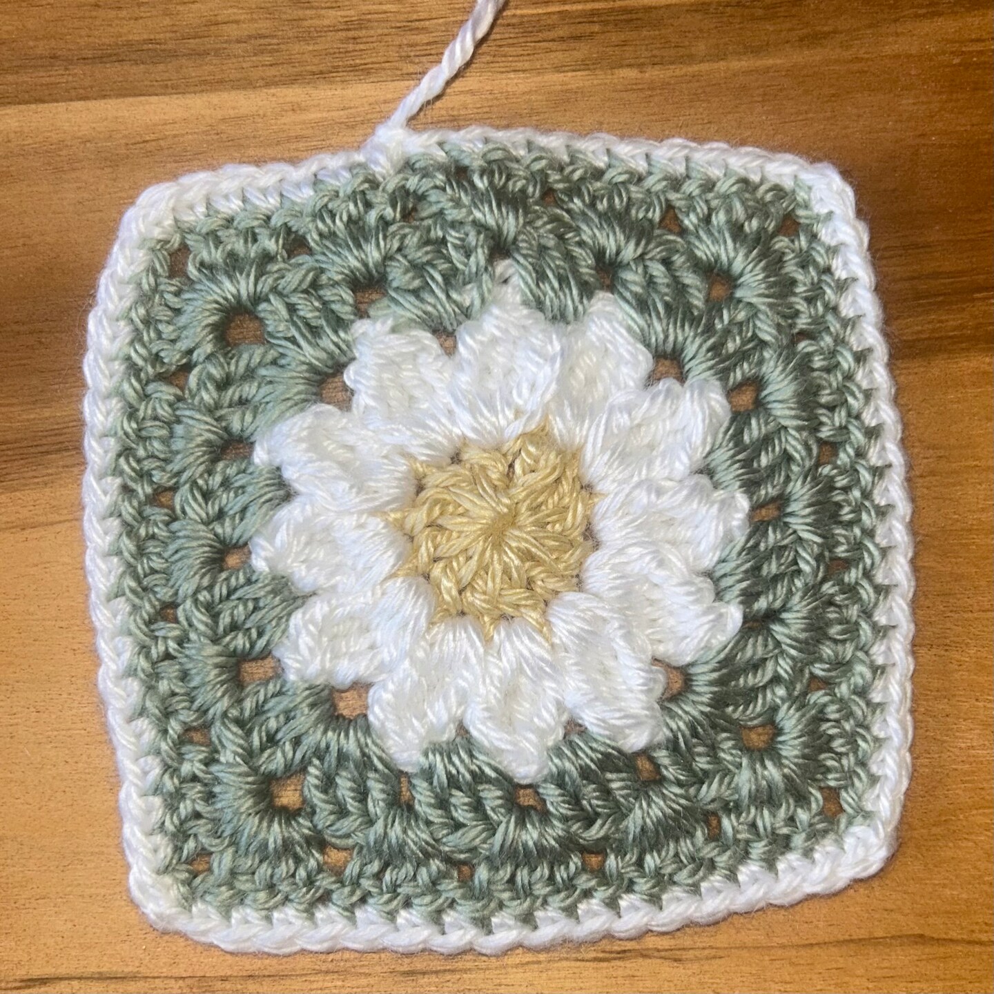 Crochet Daisy Granny Square image 6