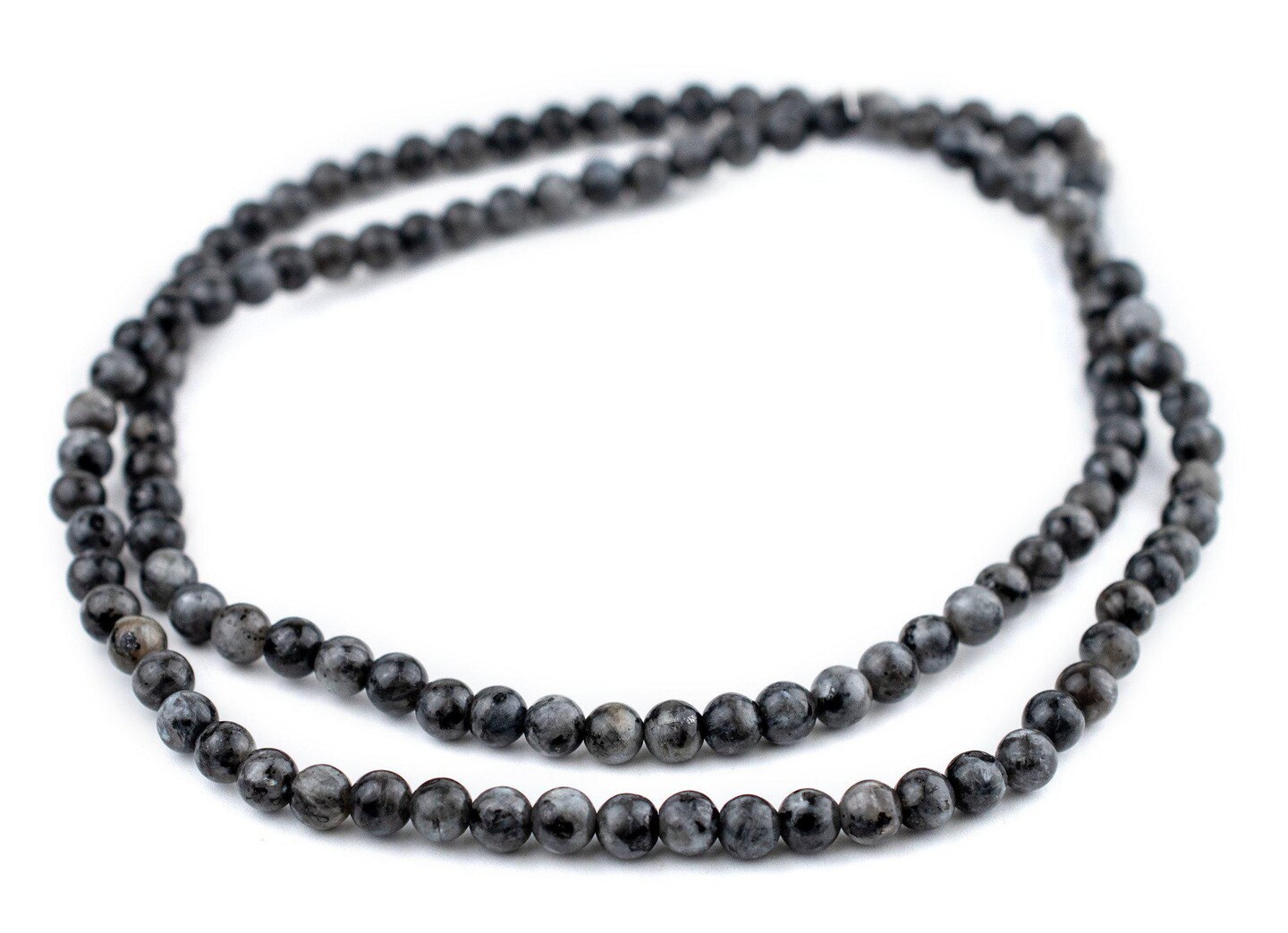 TheBeadChest Round Labradorite Beads (6mm): Organic Gemstone Round Spherical Energy Stone Healing Power Crystal for Jewelry Bracelet Mala Necklace Making