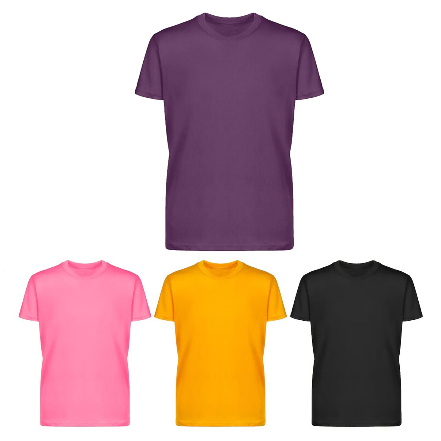 Kids Pack size T-shirts - 100% Cotton Short Sleeve T-shirts, Cool and  Cute T-shirts for Fashion-Forward Kids - Summer Tees, RADYAN