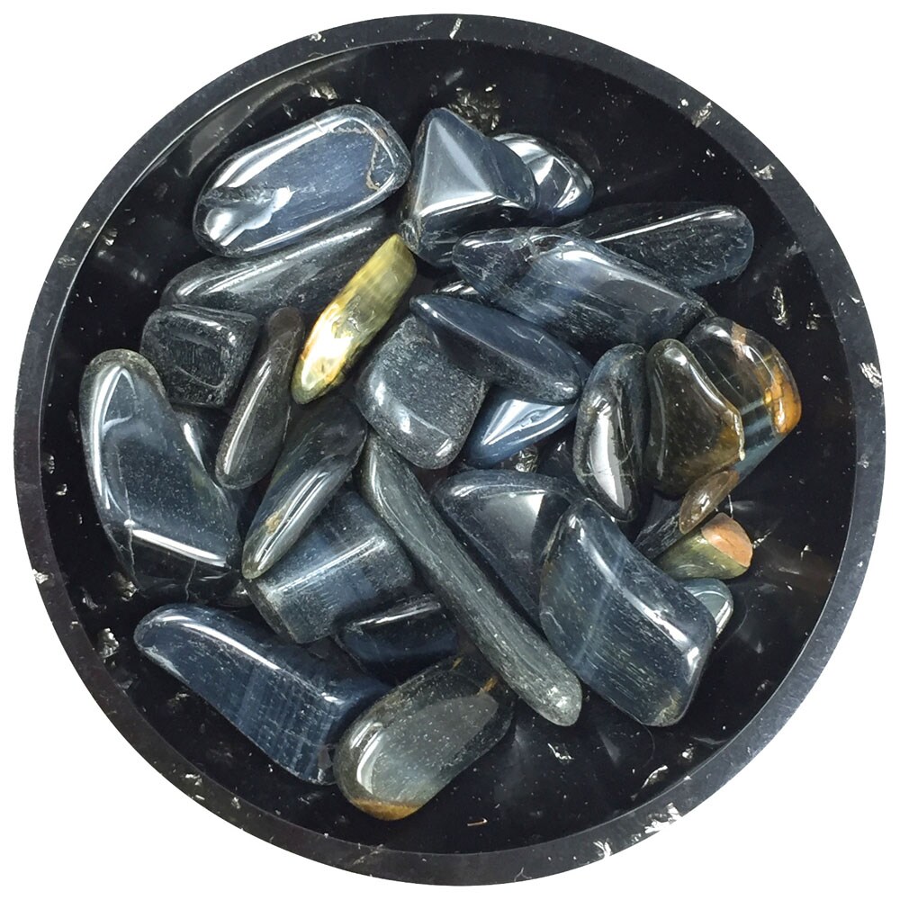 Blue Tiger Eye Crystal Chips &#x2013; Size XS