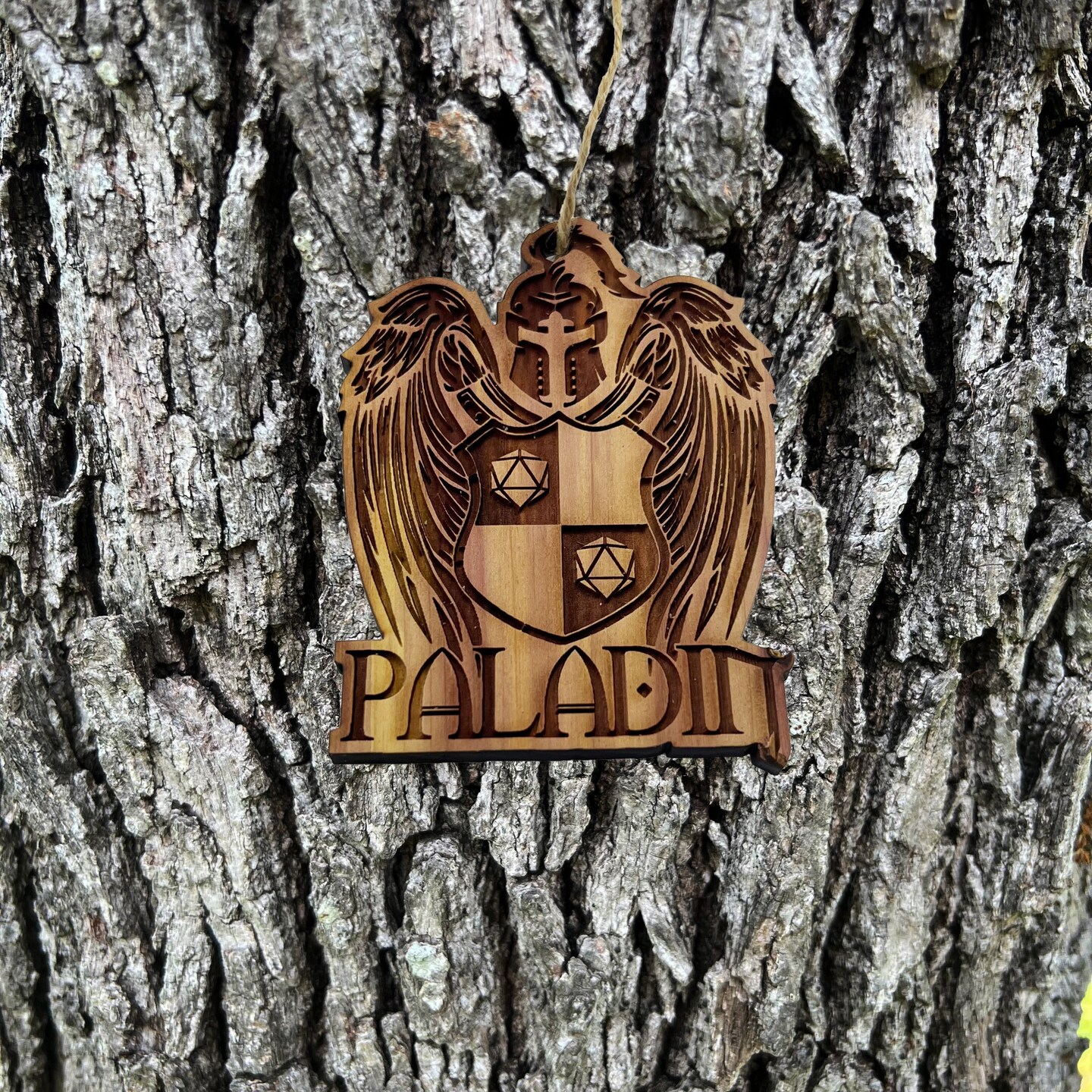 Paladin - Cedar Ornament Paladin - Cedar Ornament