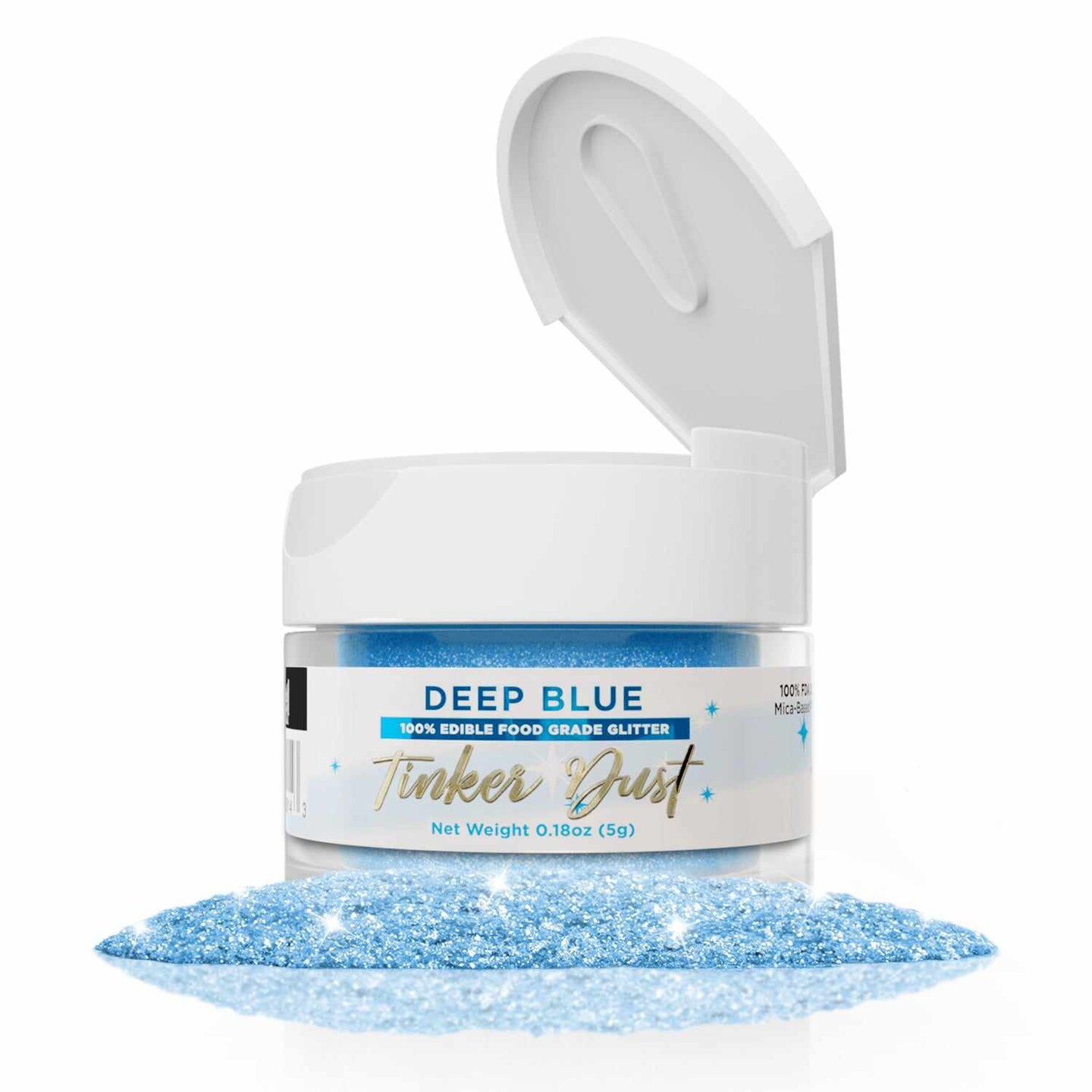 Deep Blue Edible Glitter | Tinker Dust&#xAE; 5 Grams