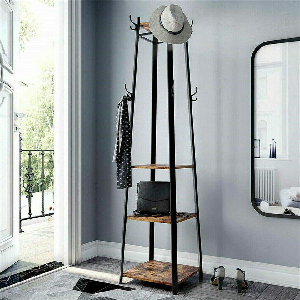 Garment Rack Hall Entryway Coat Stand Home Decor Furniture for Clothe