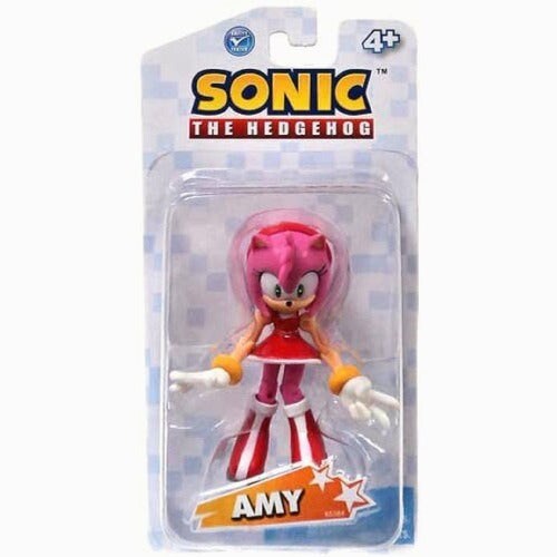 Sonic The Hedgehog Amy Action Figure 3.5 Inch Pink Rare Collectible Toy