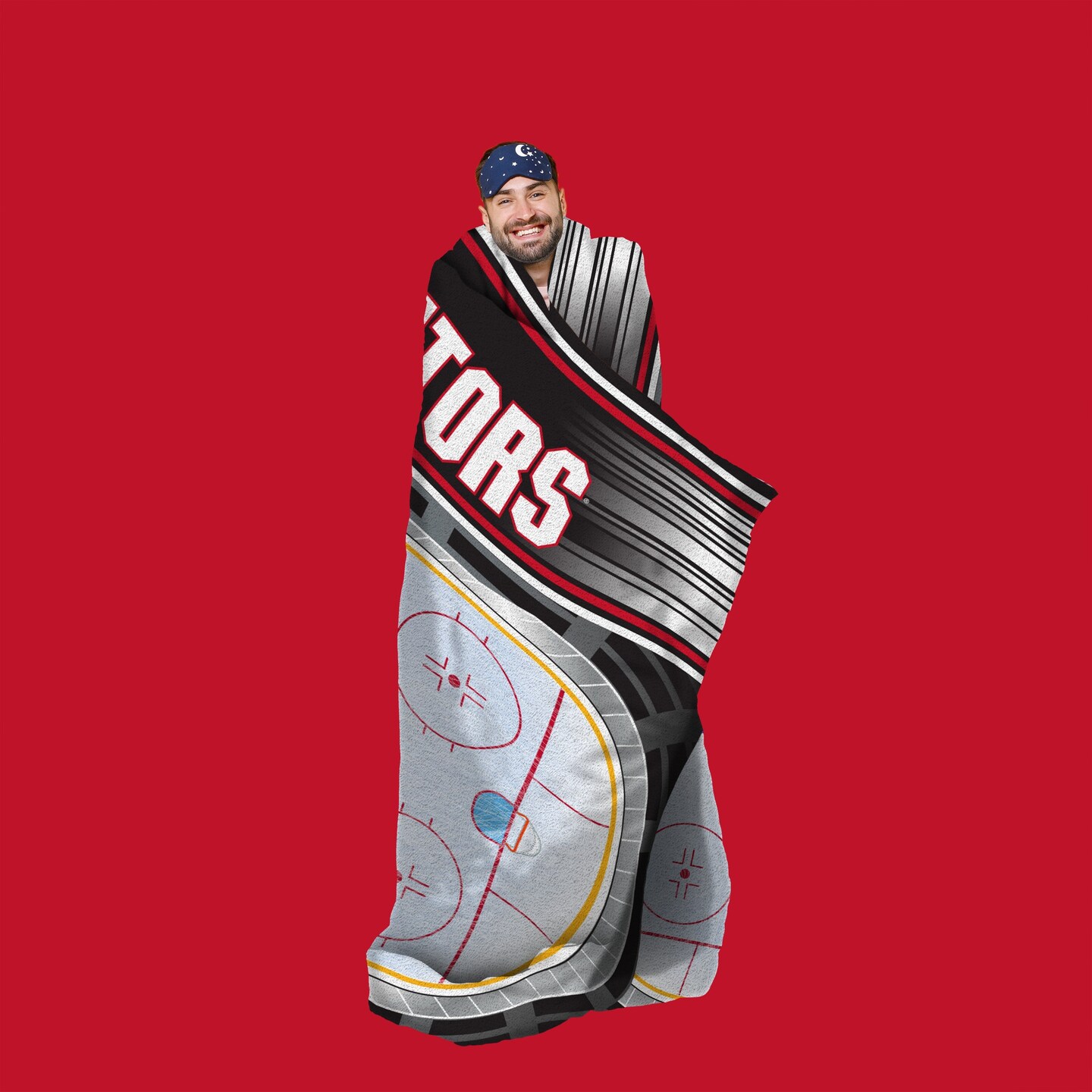 Sleep Squad Ottawa Senators Home Ice 60&#x201D; x 80&#x201D; Raschel Plush Blanket