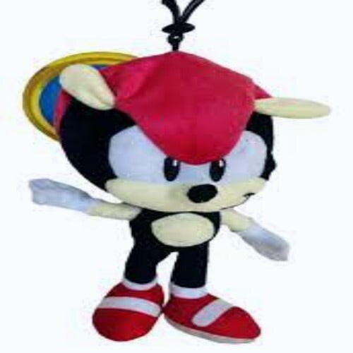 Sonic The Hedgehog Mighty Plush Toy Clip 8 Inch Sega Backpack Keychain