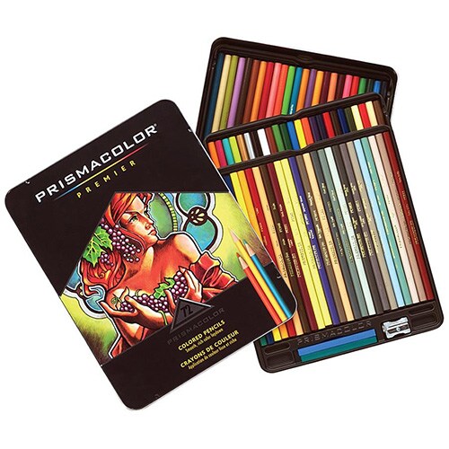 Prismacolor Premier Colored Pencil, 2H, 72 Assorted Colors/Set