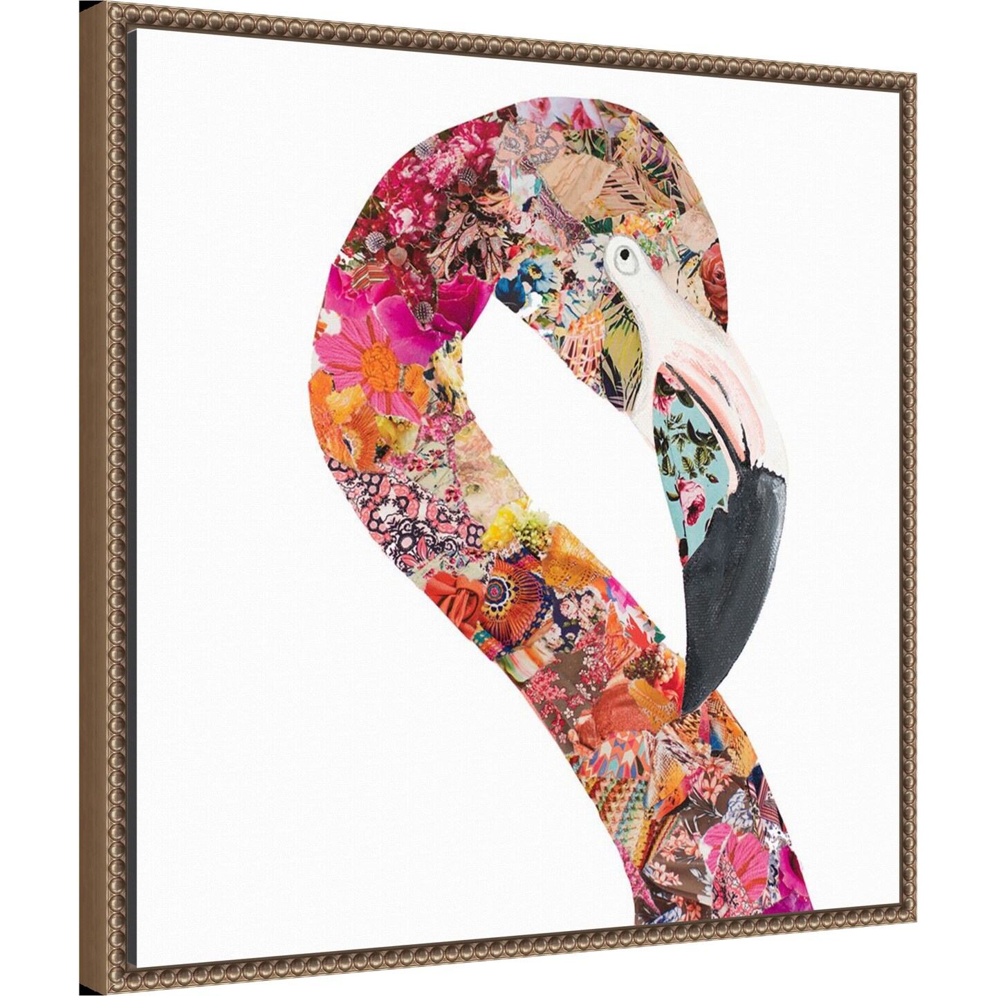 Flamingo Party I by Gina Ritter Framed Canvas Wall Art