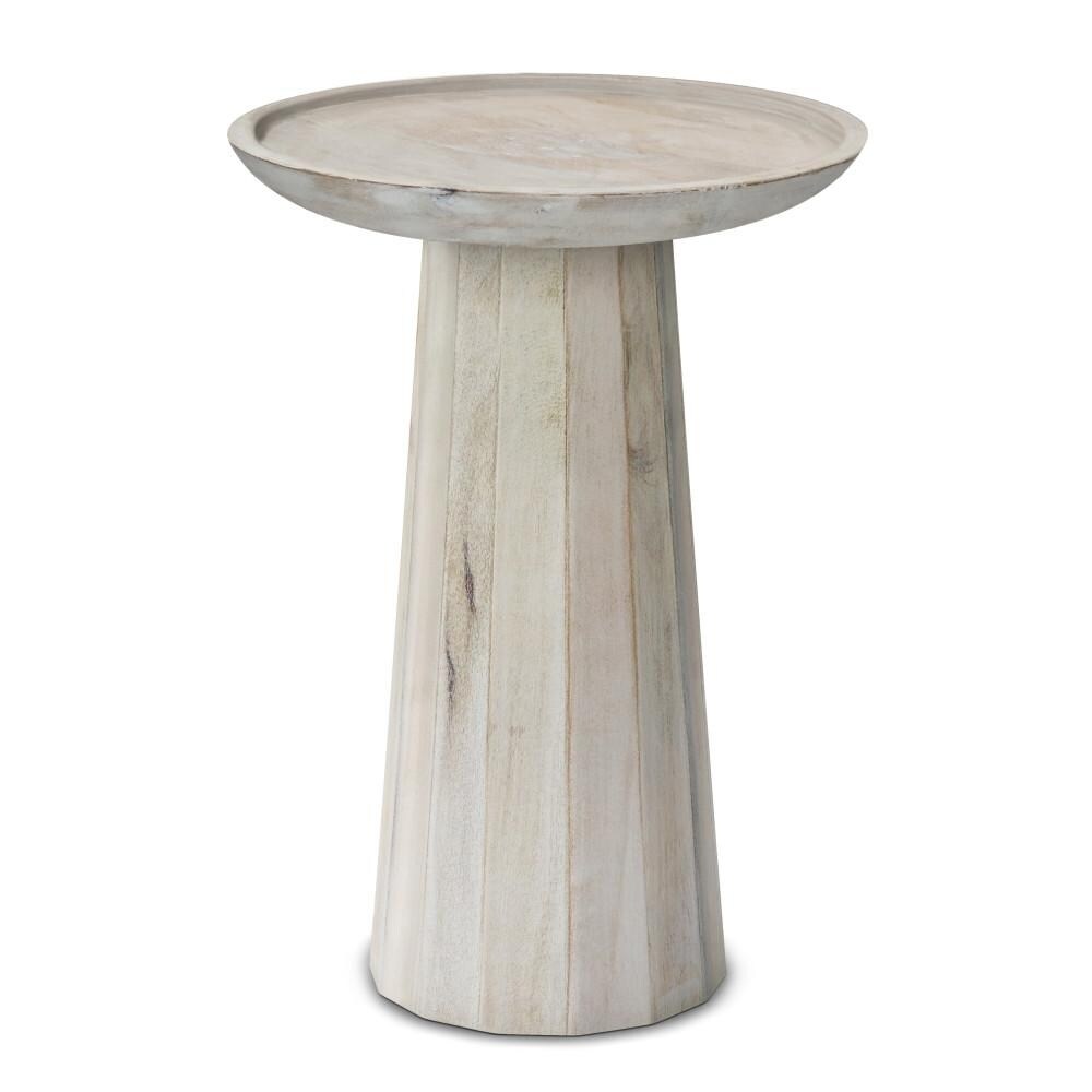 Simpli Home Dayton Wooden Accent Table in Mango